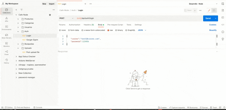 Gif proyecto cafe REST API